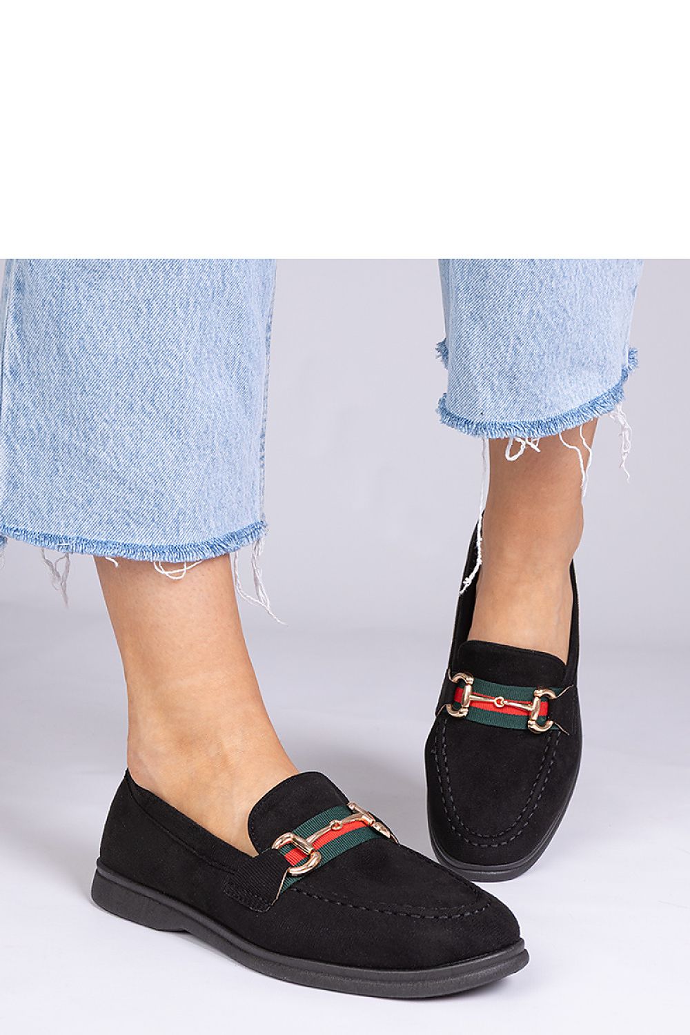 Mokasyny Model Daliana GO-1C Black - PRIMO