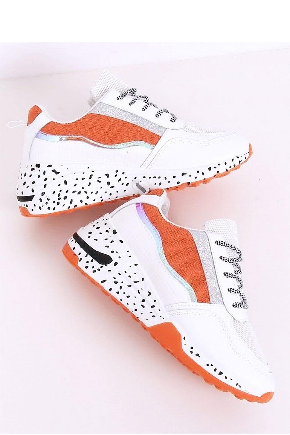   Buty sportowe damskie MILANO ORANGE - Inello 