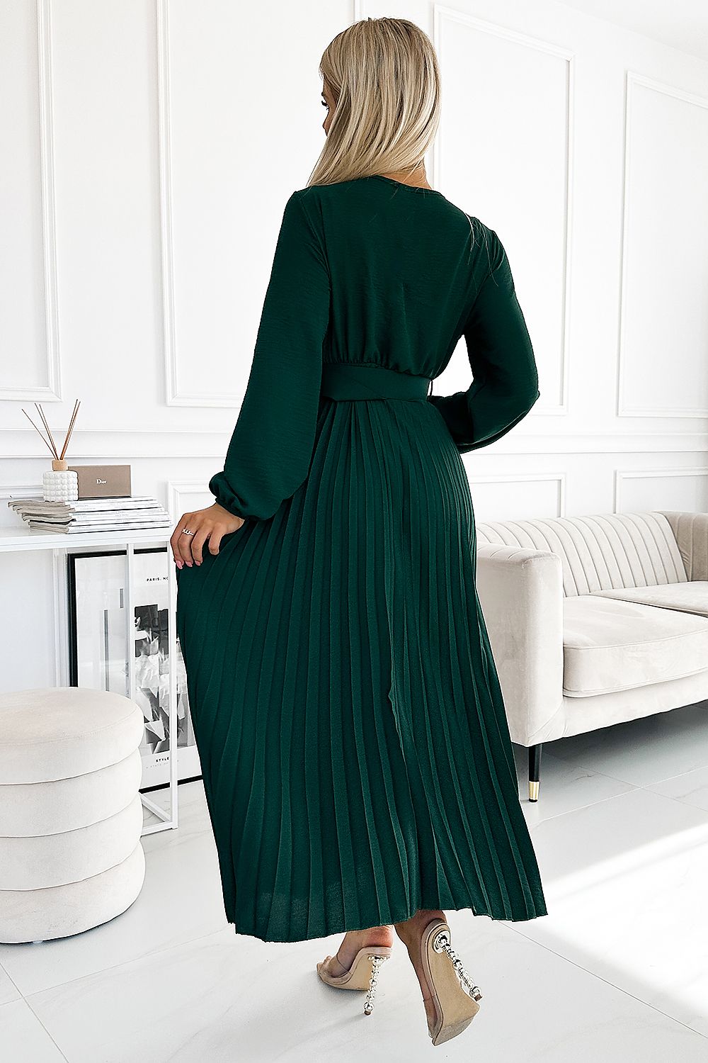   Sukienka Model Viviana 504-3 Bottle Green - Numoco 