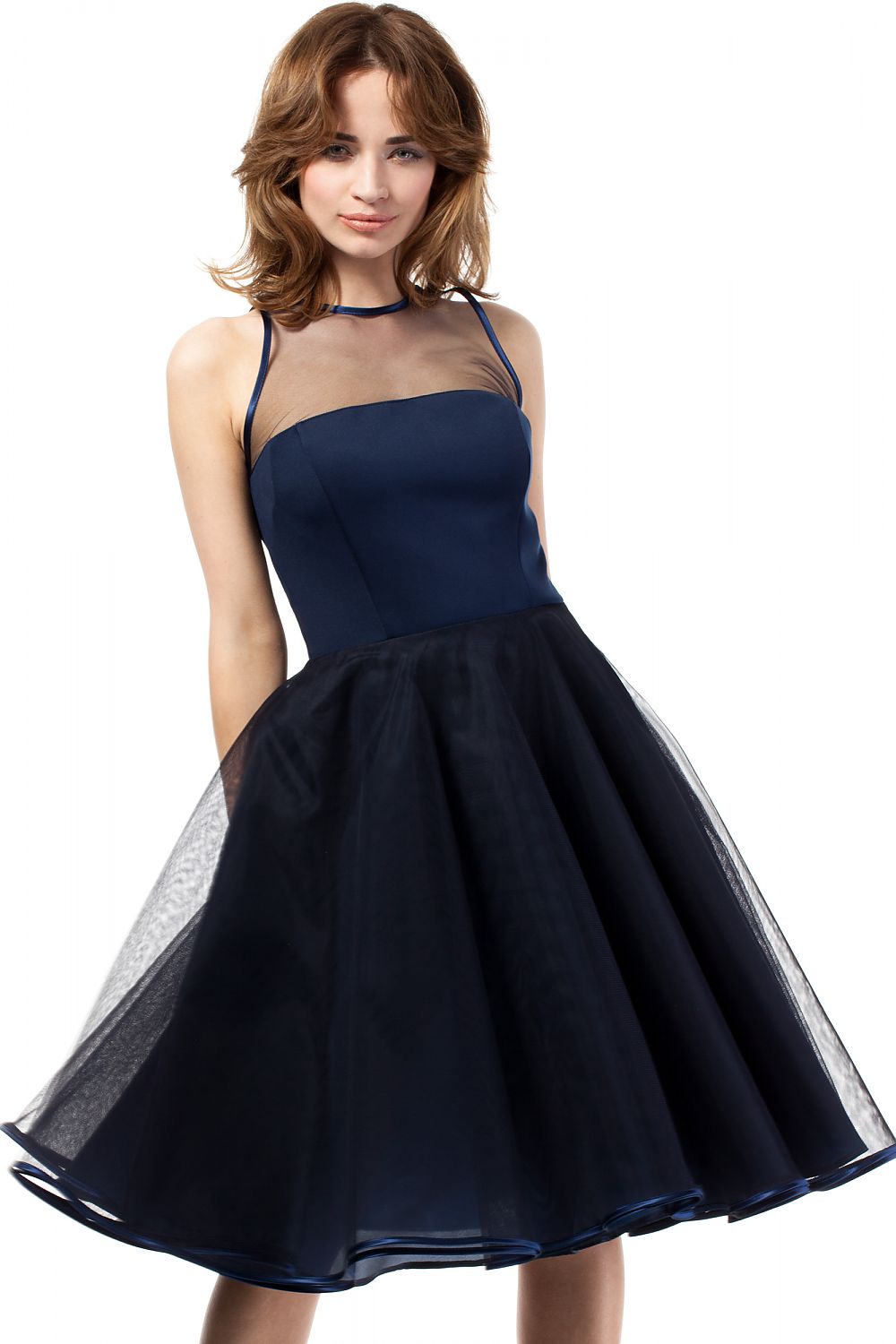  Sukienka Model MOE148 Navy - Moe 