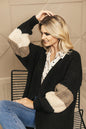 Sweter Kardigan Model 70041 Black - PeeKaBoo 