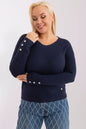   Sweter Damski Model PM-SW-PM1020.12P Navy - Factory Price 