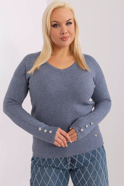   Sweter Damski Model PM-SW-PM1020.12P Grey/Blue - Factory Price 