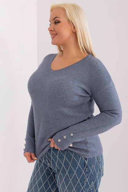   Sweter Damski Model PM-SW-PM1020.12P Grey/Blue - Factory Price 