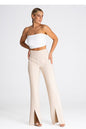  Spodnie Damskie Model M955 Beige - Figl 