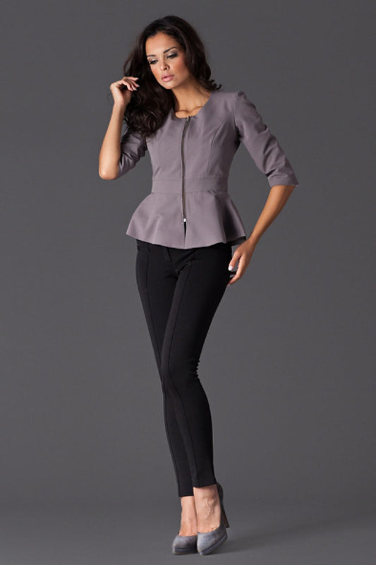   Żakiet Model 132 Grey - Figl 