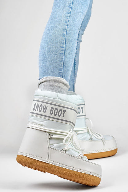   Śniegowce Model 6855-2W White - PRIMO 