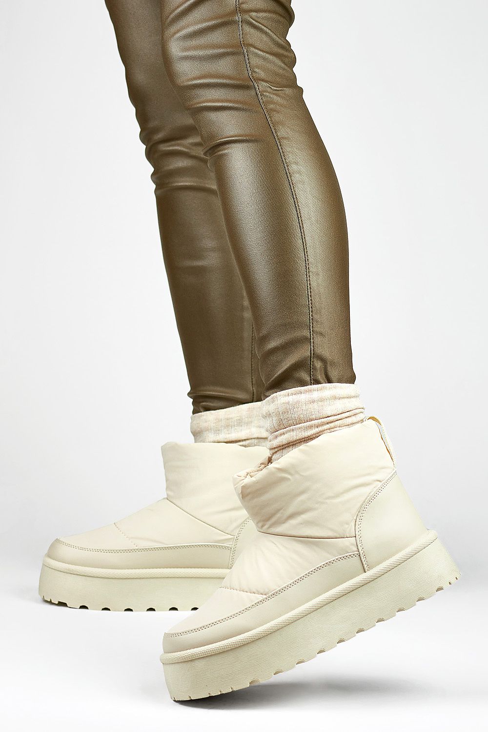   Śniegowce Model J2-38-BE Beige - PRIMO 