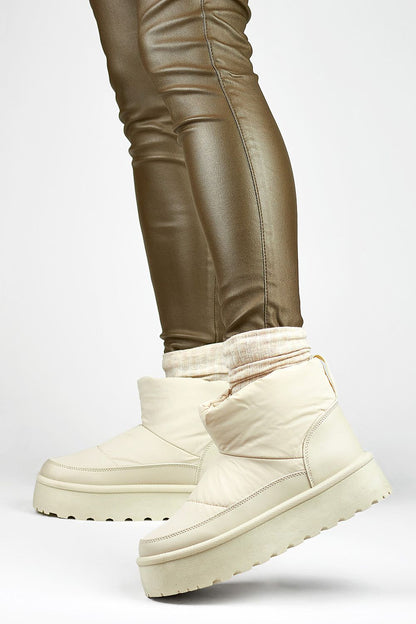   Śniegowce Model J2-38-BE Beige - PRIMO 