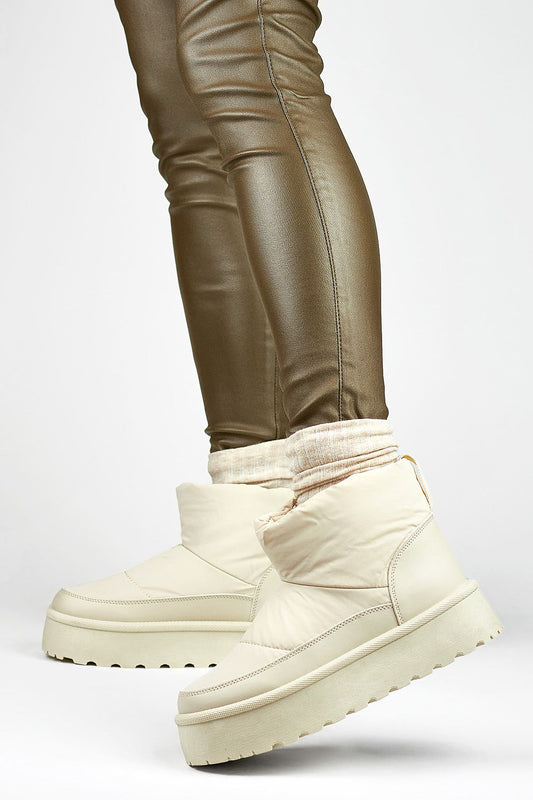   Śniegowce Model J2-38-BE Beige - PRIMO 