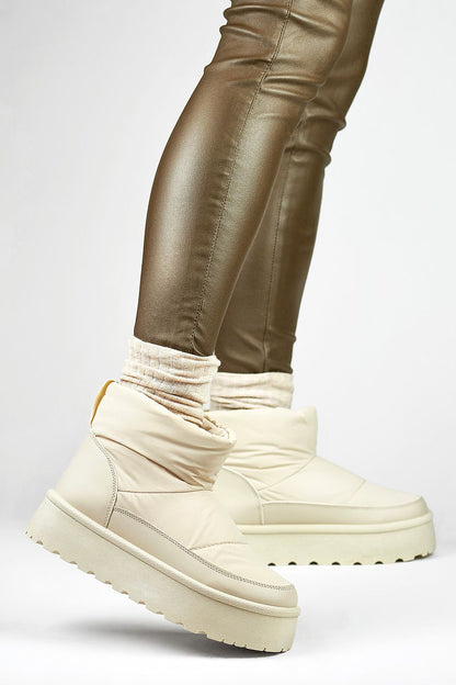   Śniegowce Model J2-38-BE Beige - PRIMO 
