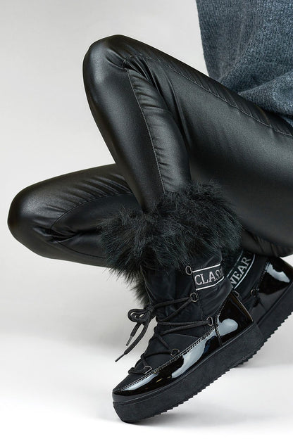   Śniegowce Model 5705-1B Black - PRIMO 