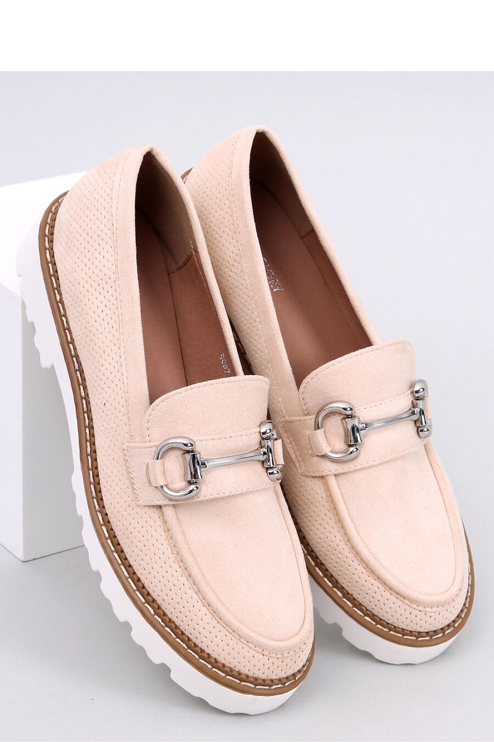   Mokasyny damskie CLAYS BEIGE - Inello 