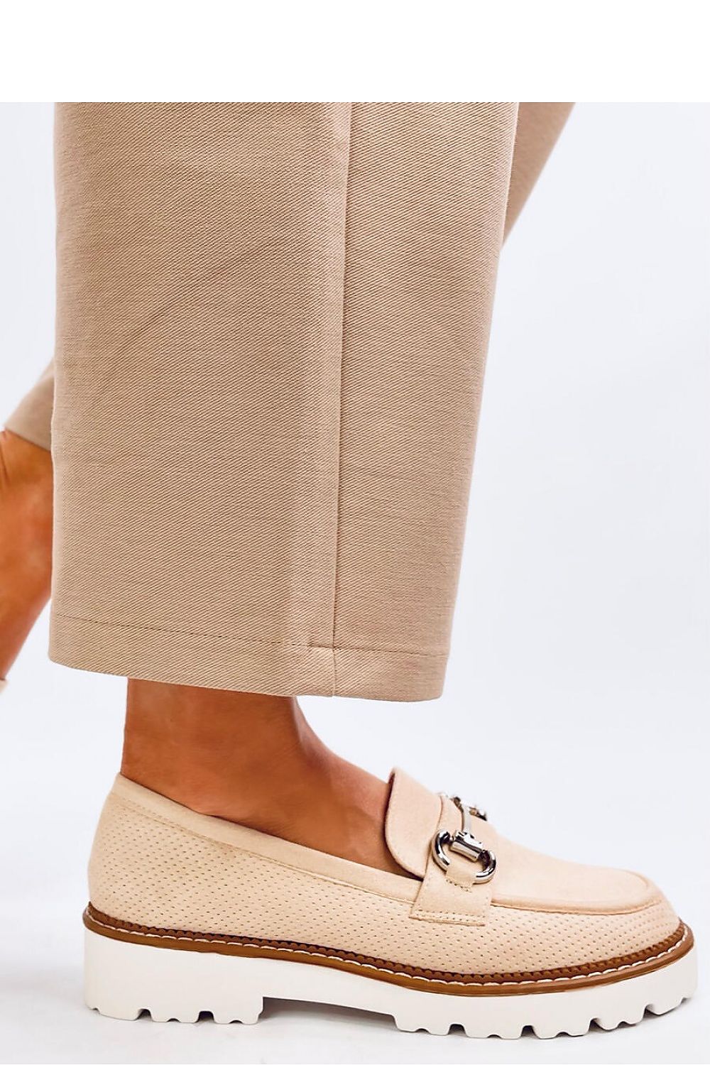   Mokasyny damskie CLAYS BEIGE - Inello 