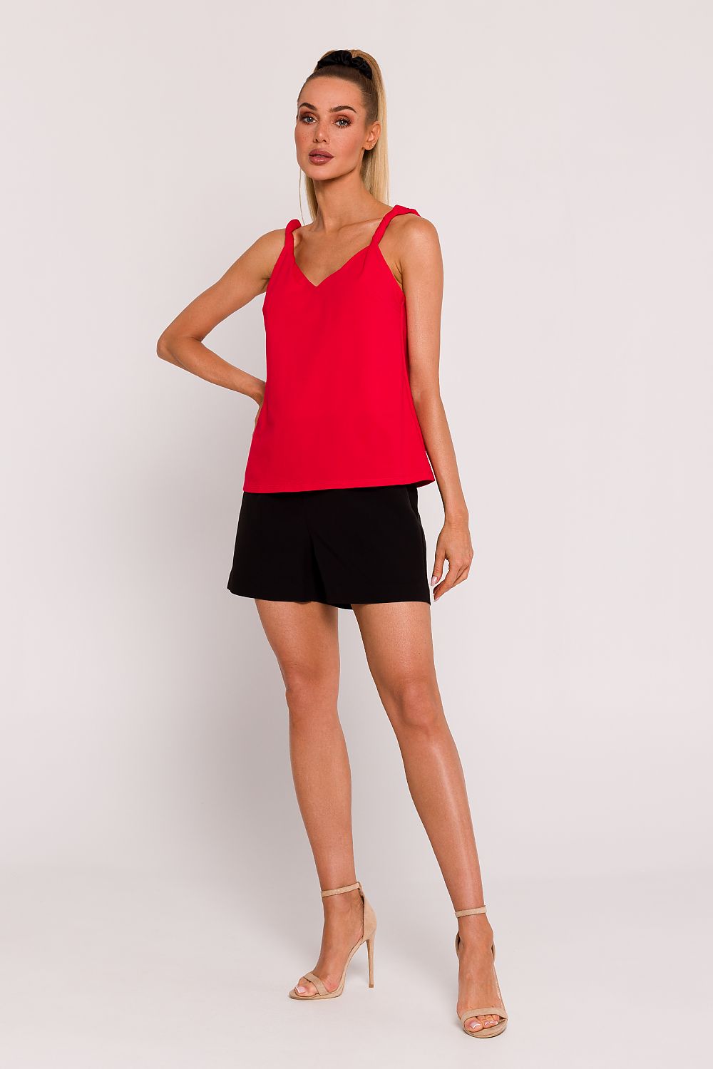   Bluzka Model MOE792 Red - Moe 