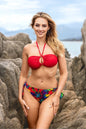  Kostium dwuczęściowy Kostium kąpielowy Model Olivia-38/W kolor 714 Red - Etna 