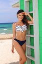  Kostium dwuczęściowy Kostium kąpielowy Model Aruba-23/W kolor P24 Navy/White - Etna 