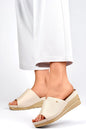  Sandał Klapki Model GD-FL1245BE Beige - PRIMO 