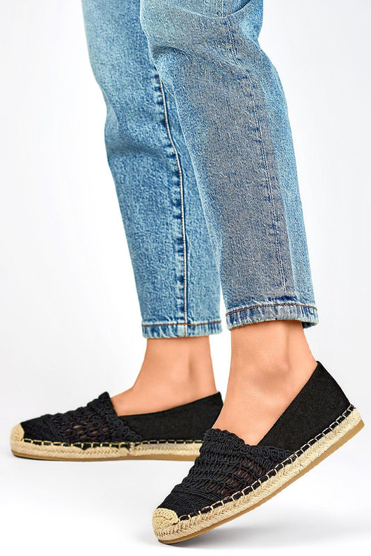   Espadryle Model 1494B Black - PRIMO 