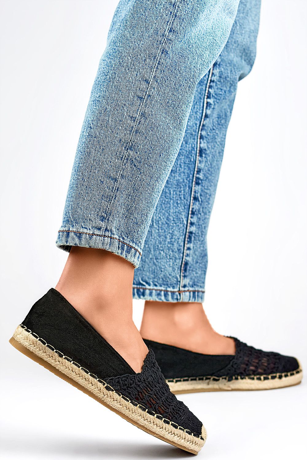   Espadryle Model 1494B Black - PRIMO 