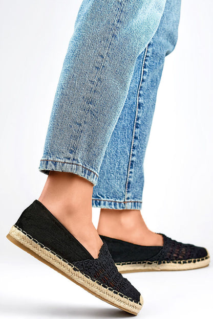   Espadryle Model 1494B Black - PRIMO 