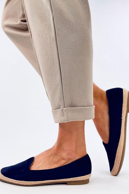   Baleriny espadryle damskie BALLOT NAVY - Inello 