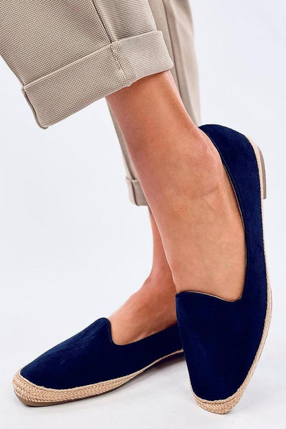   Baleriny espadryle damskie BALLOT NAVY - Inello 
