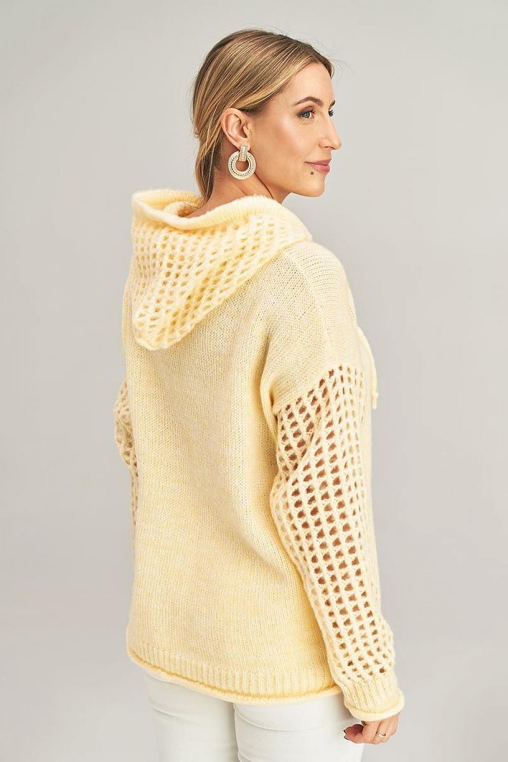   Sweter Damski Model M996 Yellow - Figl 