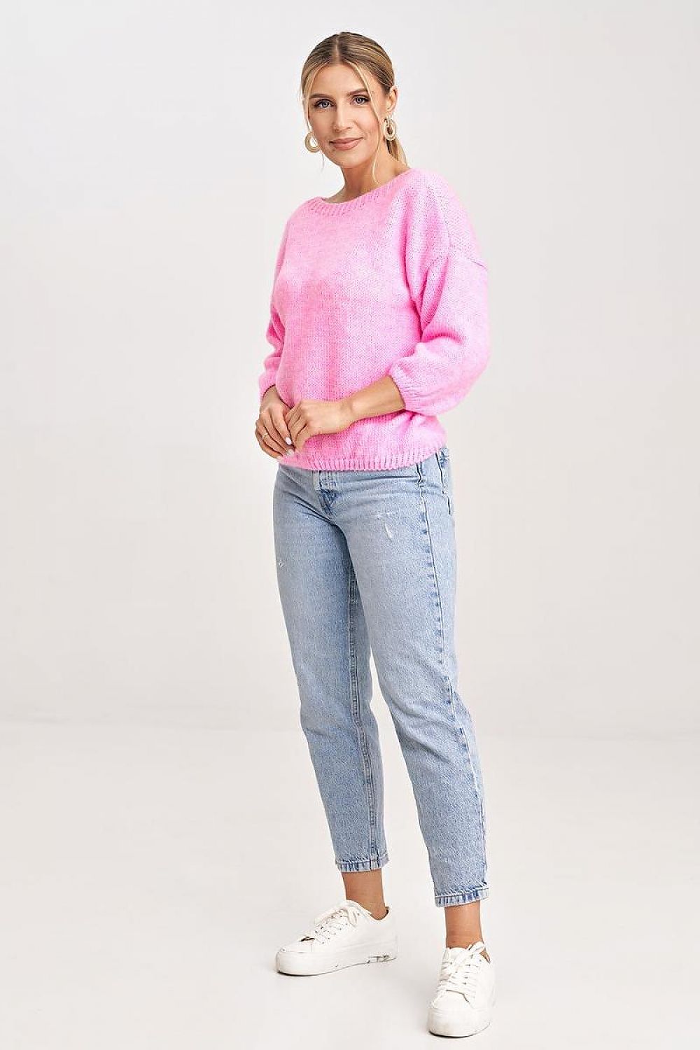   Sweter Damski Model M993 Light Pink - Figl 