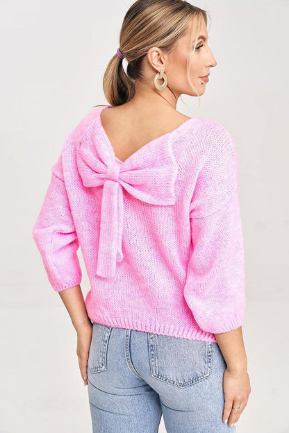   Sweter Damski Model M993 Light Pink - Figl 