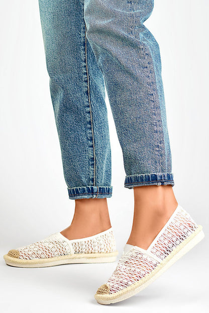   Espadryle Model XY2832-2W White - PRIMO 