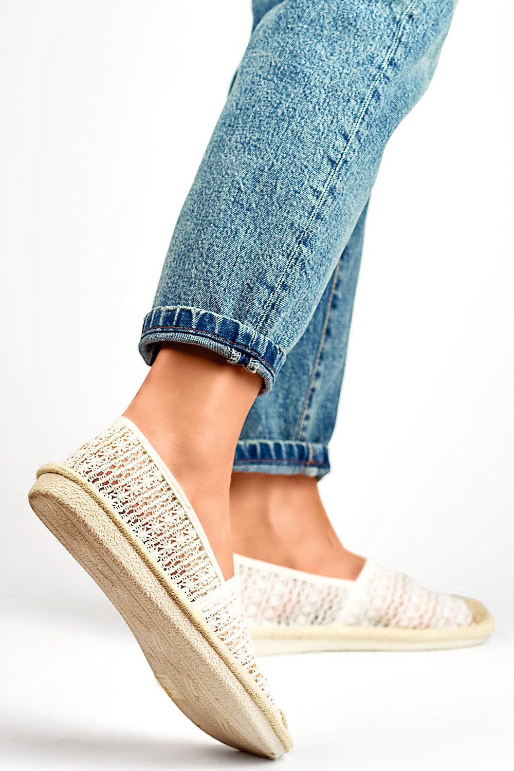   Espadryle Model XY2832-2W White - PRIMO 