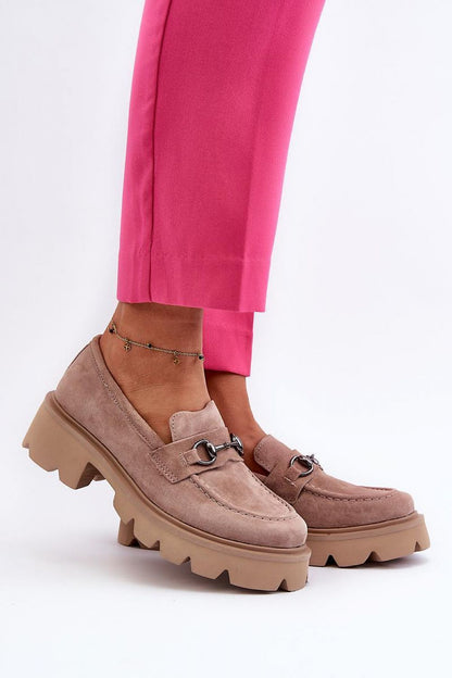   Mokasyny Model Neloria 7888 Beige - Step in style 