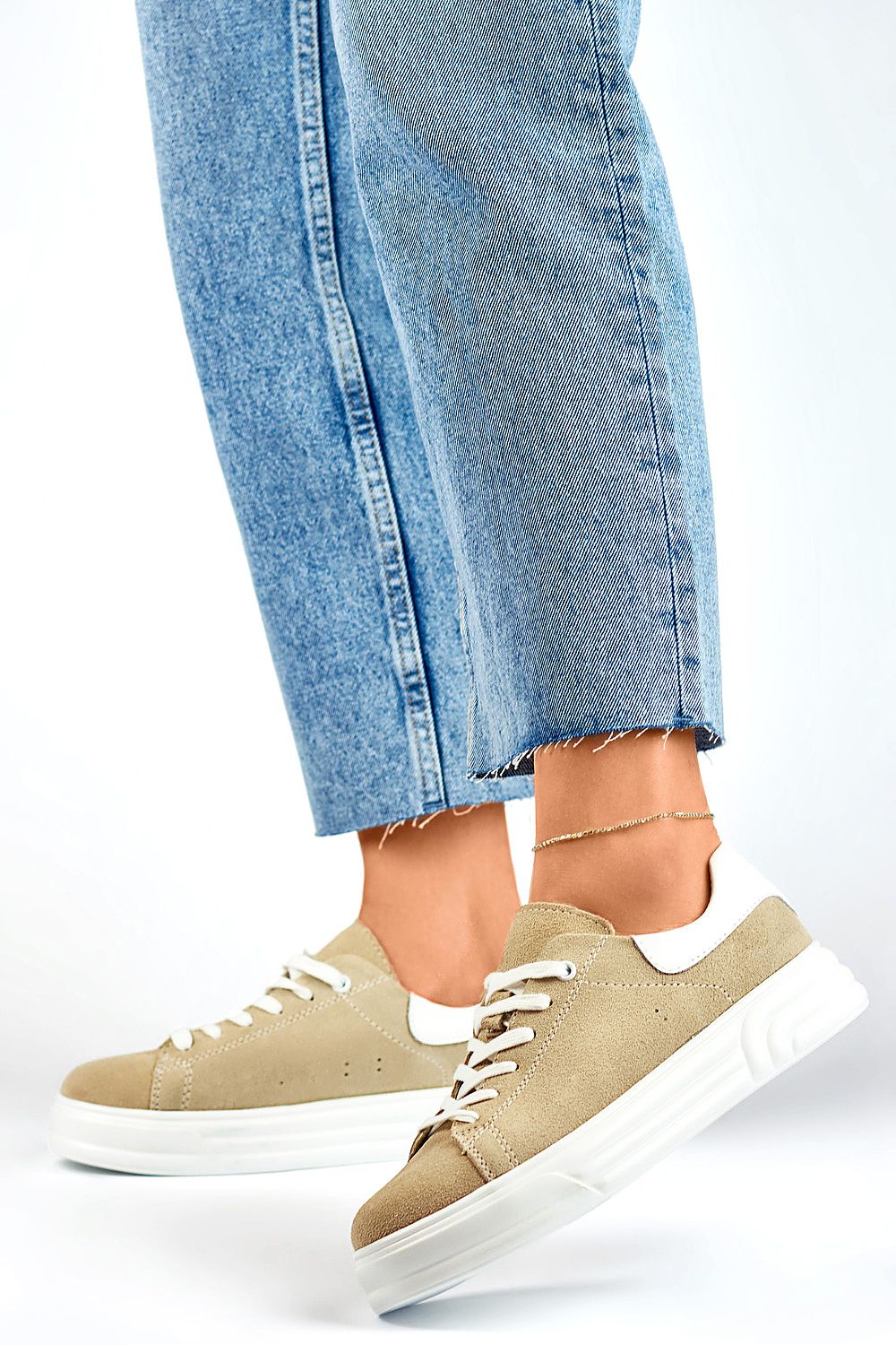   Buty Sportowe Model GD-XF-113BE Beige - PRIMO 
