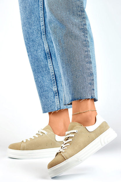   Buty Sportowe Model GD-XF-113BE Beige - PRIMO 