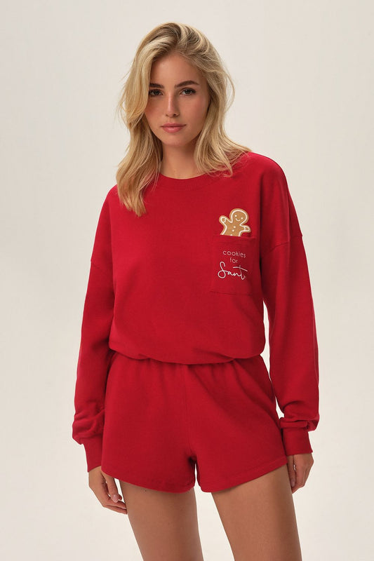  Piżama Damska Model Fawn 41900-33X Red - Henderson 