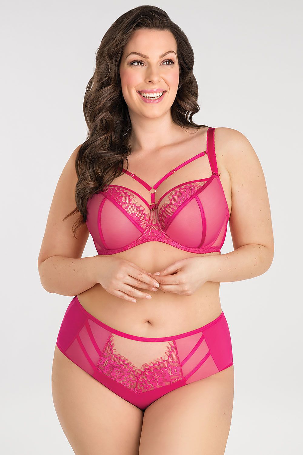  Biustonosz Soft Model Paradise K496 Amarant - Gorsenia Lingerie 