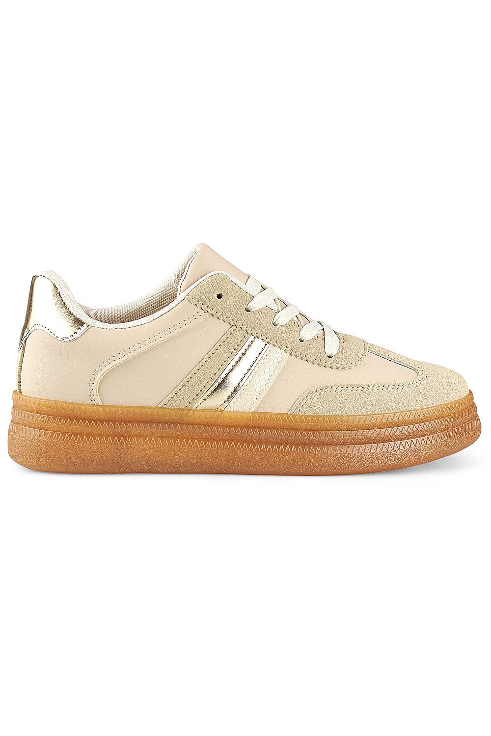   Buty Sportowe Model A185BE Beige - PRIMO 