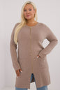   Sweter Damski Model PM-SW-PM793.01 Dark Beige - Factory Price 