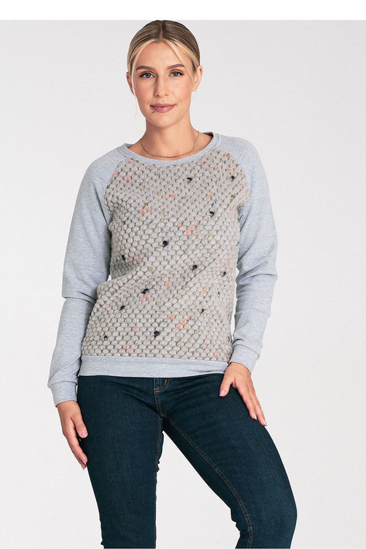   Bluza Damska Model M1046 Grey - Figl 