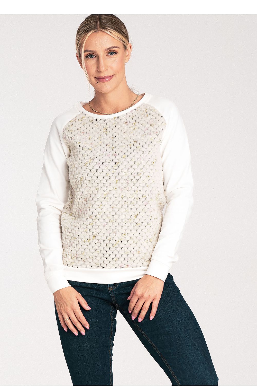  Bluza Damska Model M1046 Ecru - Figl 