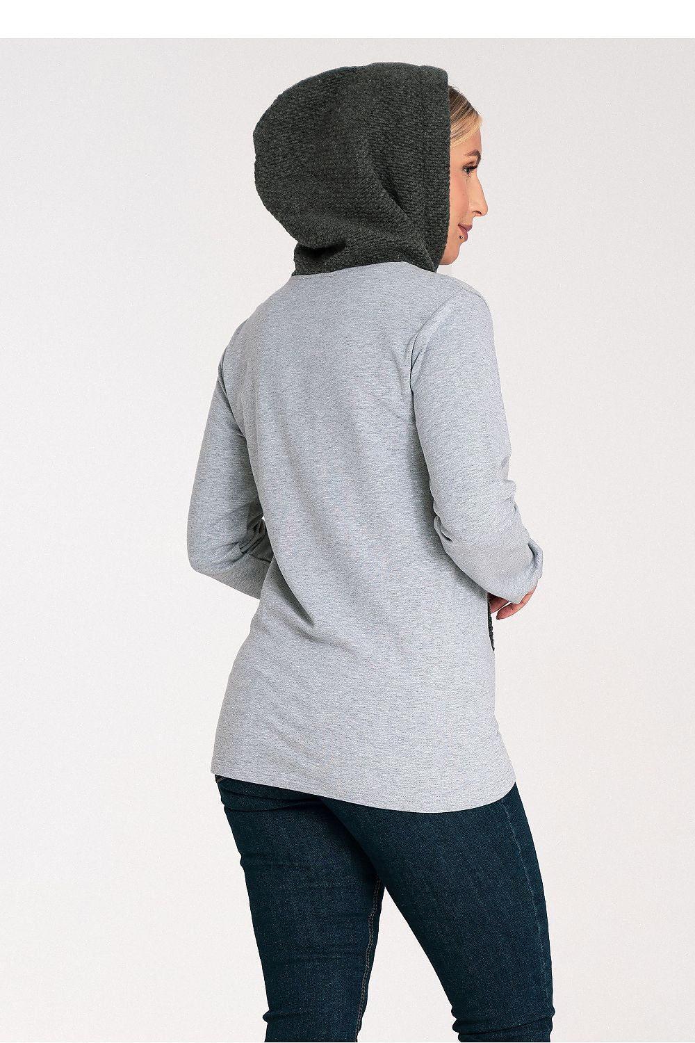   Bluza Damska Model M1045 Dark Grey - Figl 