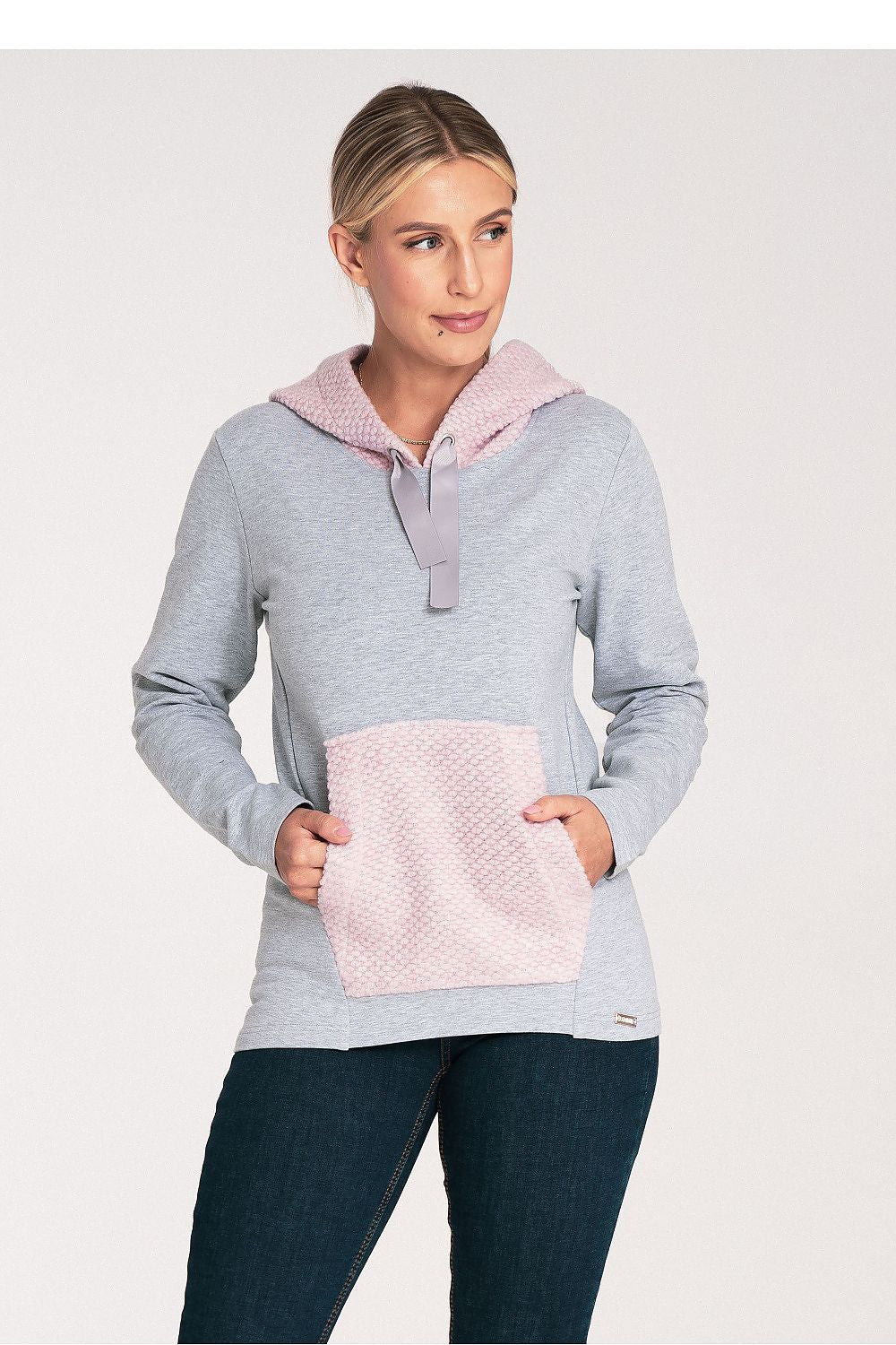   Bluza Damska Model M1045 Pink - Figl 