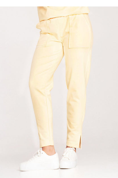  Spodnie Dresowe Model M1035 Yellow - Figl 