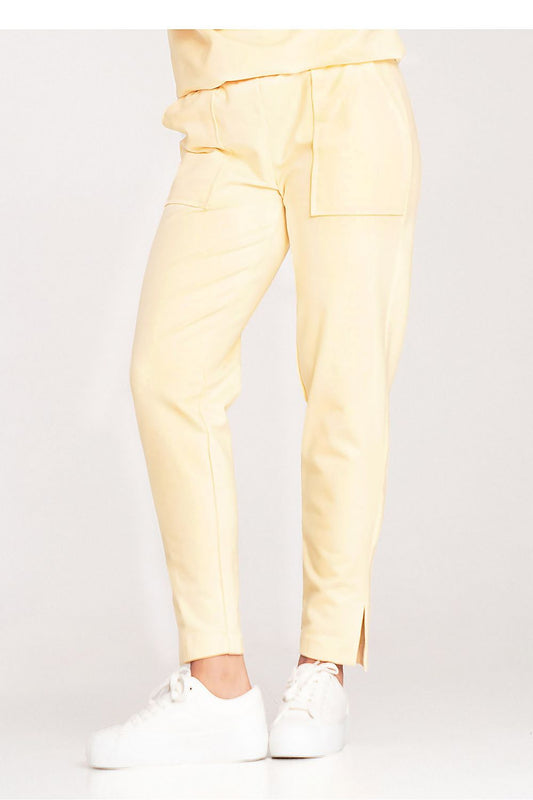  Spodnie Dresowe Model M1035 Yellow - Figl 