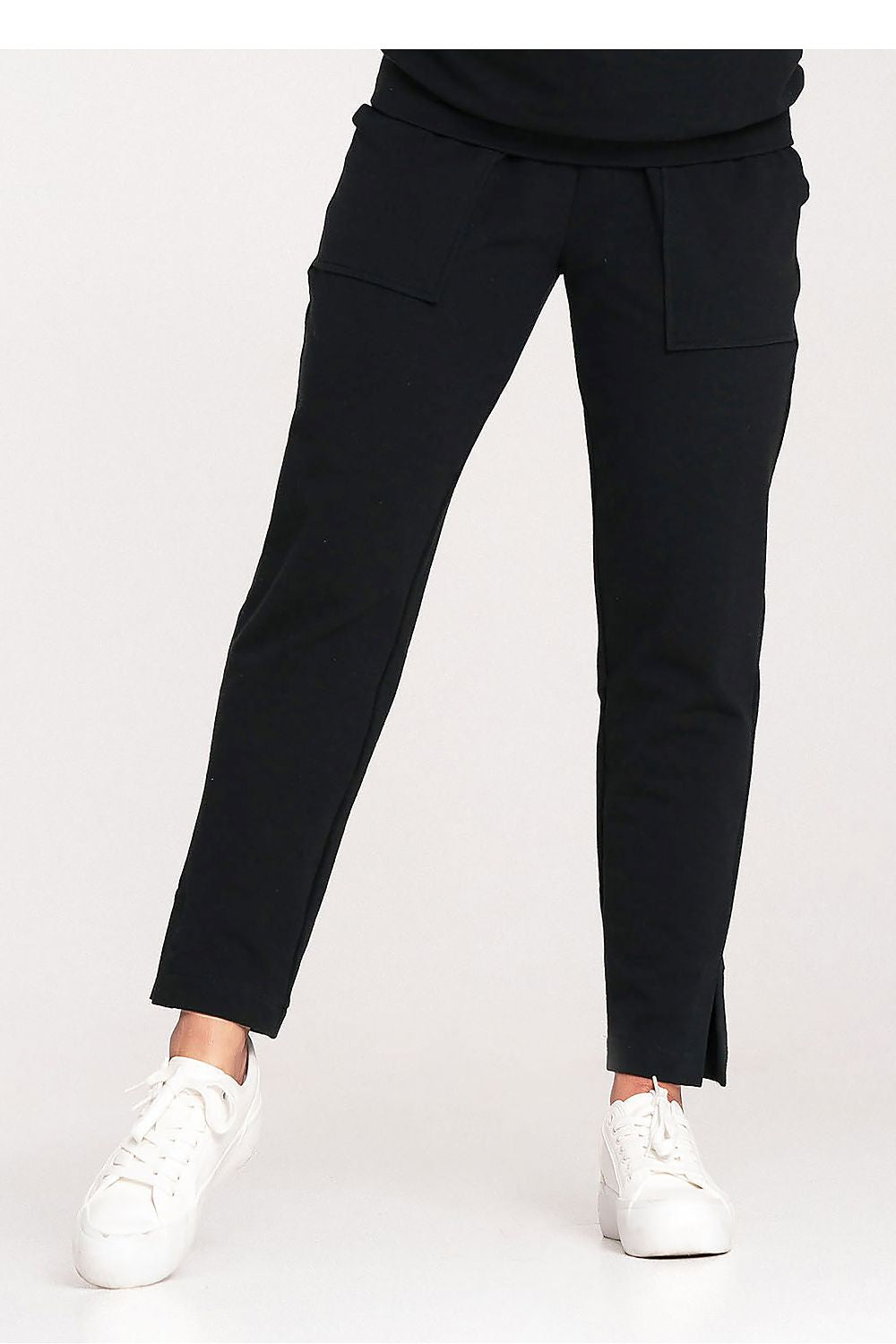  Spodnie Dresowe Model M1035 Black - Figl 