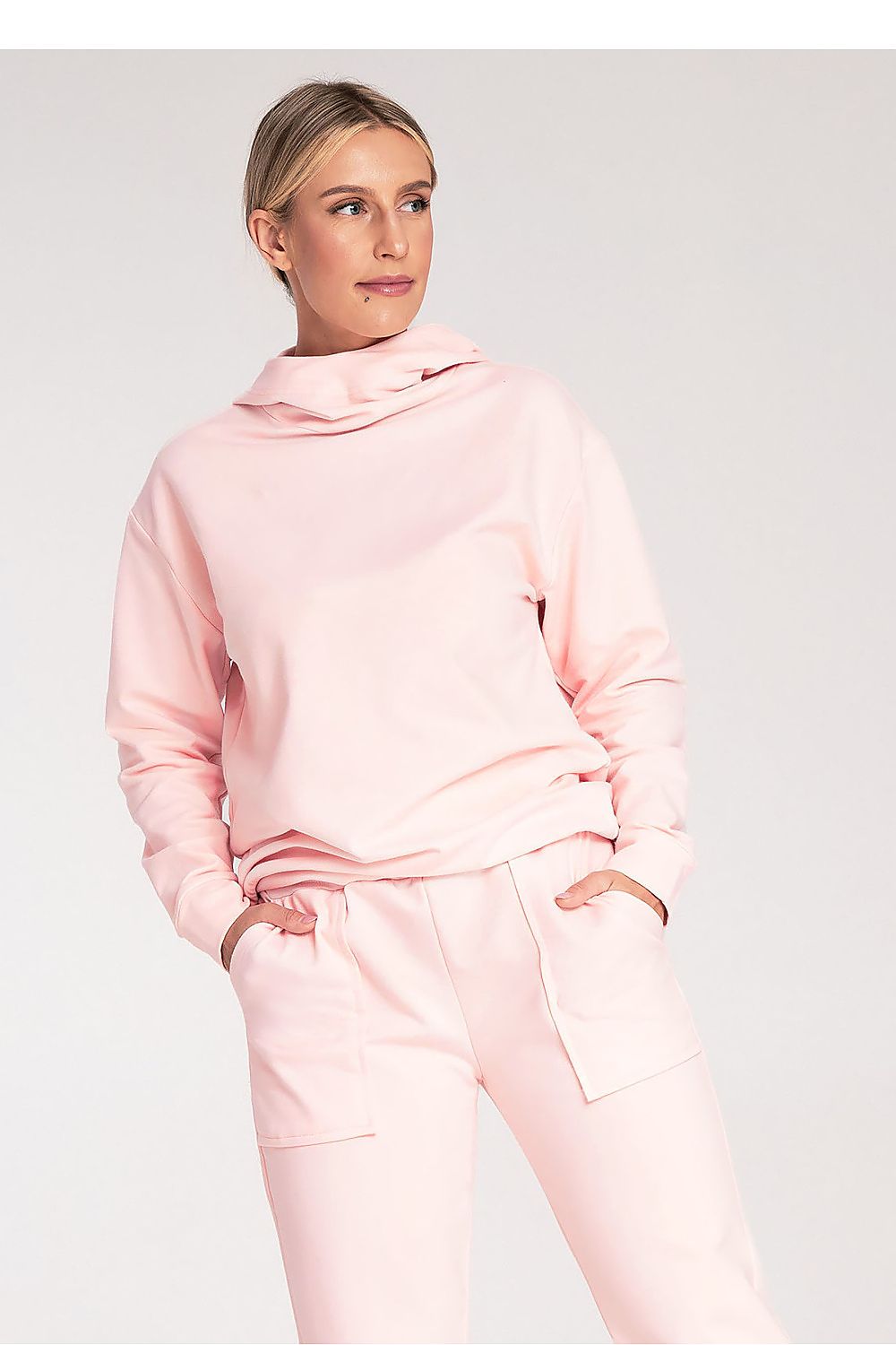   Bluza Damska Model M1034 Light Pink - Figl 