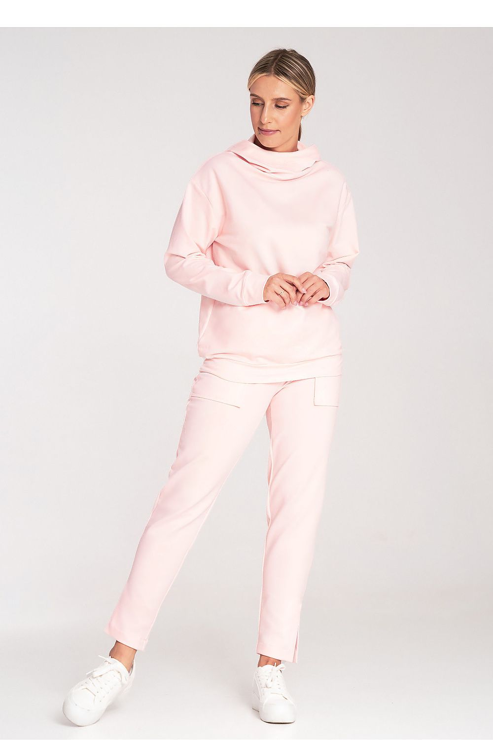   Bluza Damska Model M1034 Light Pink - Figl 