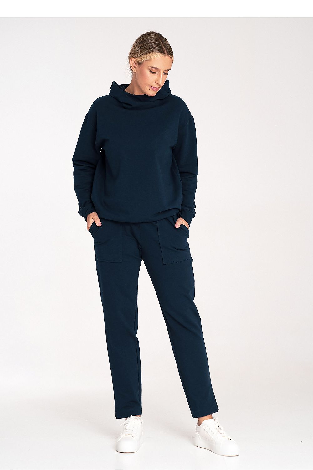   Bluza Damska Model M1034 Navy - Figl 