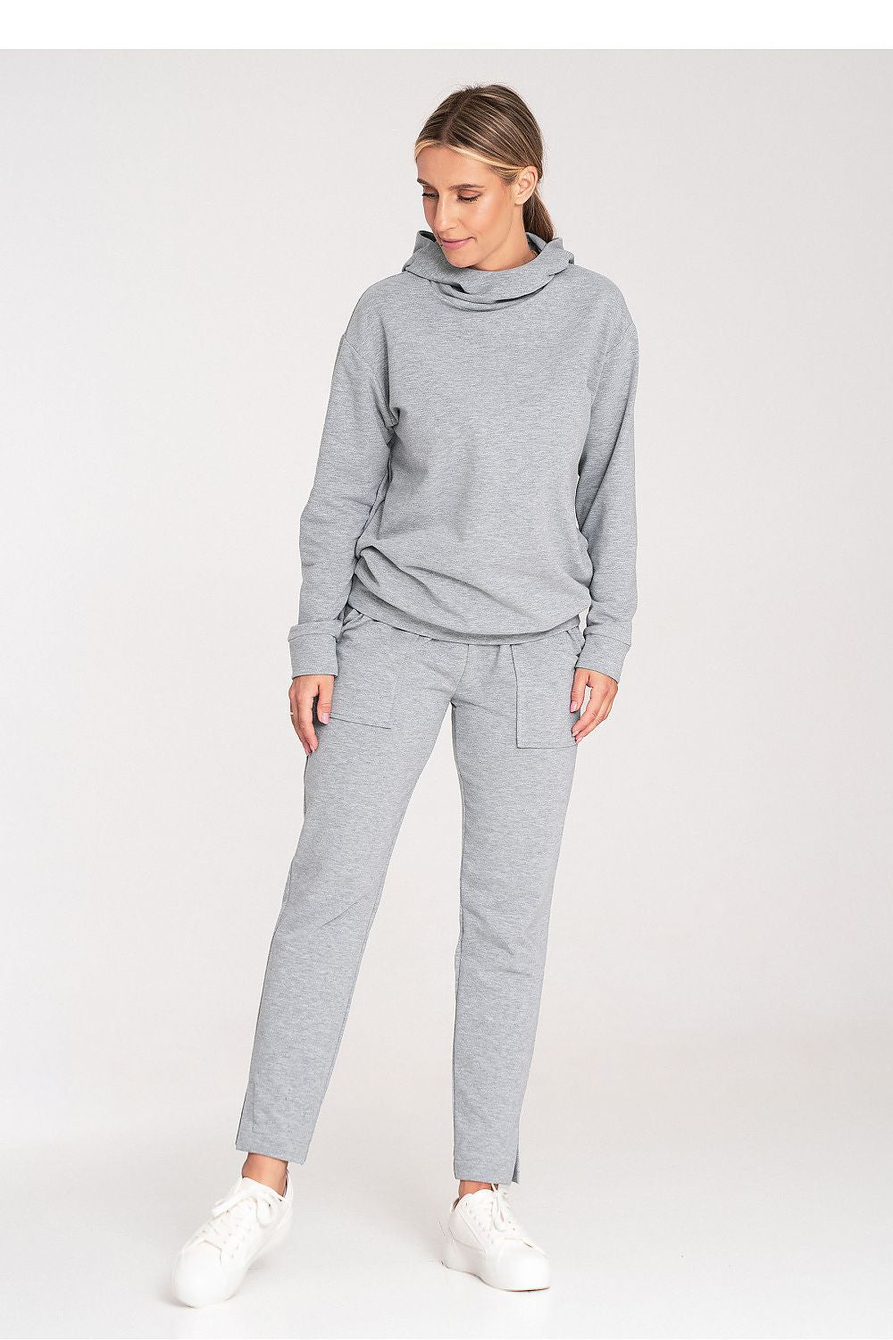   Bluza Damska Model M1034 Grey - Figl 